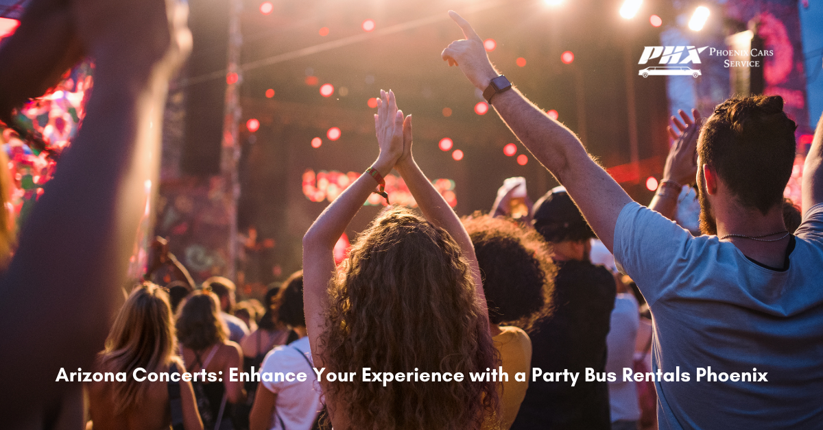 Enjoy concert with party bus rentals phoenix