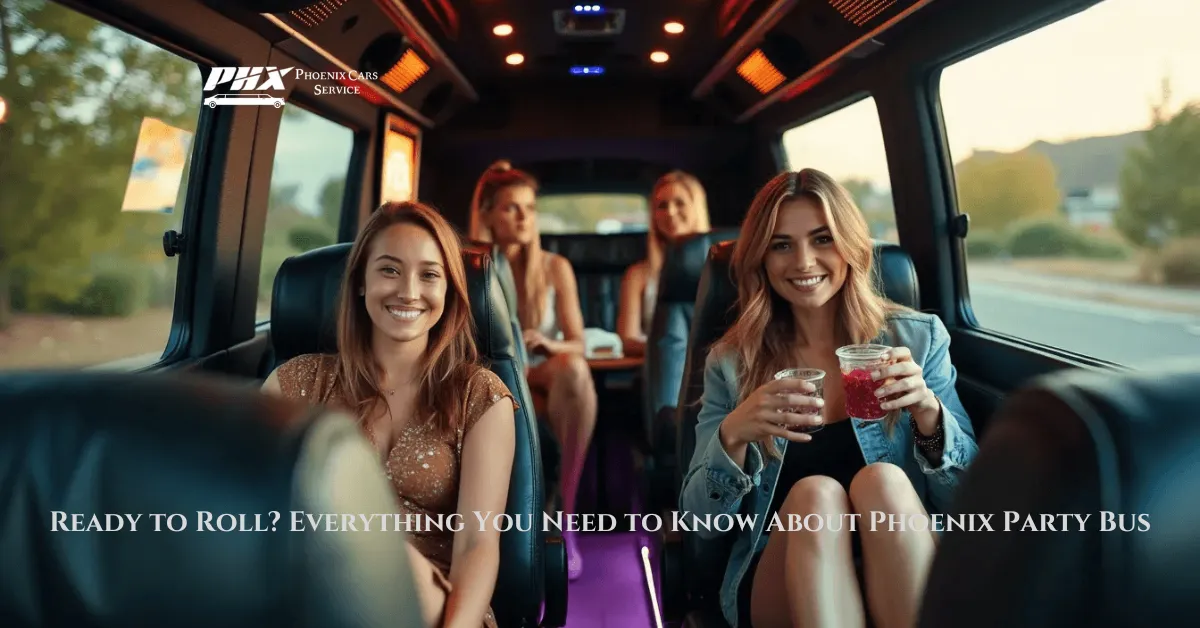 Learn how to be ready for a blast on the Phoenix Party bus!