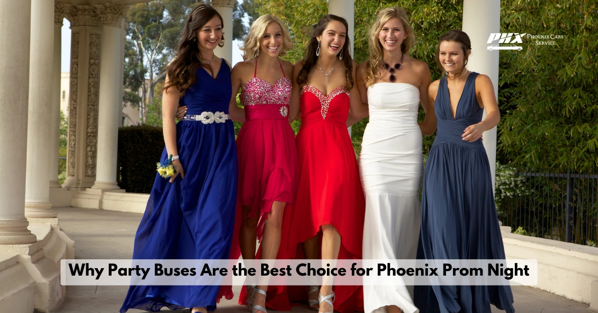 rent a party bus in Phoenix AZ for prom night celebrations.