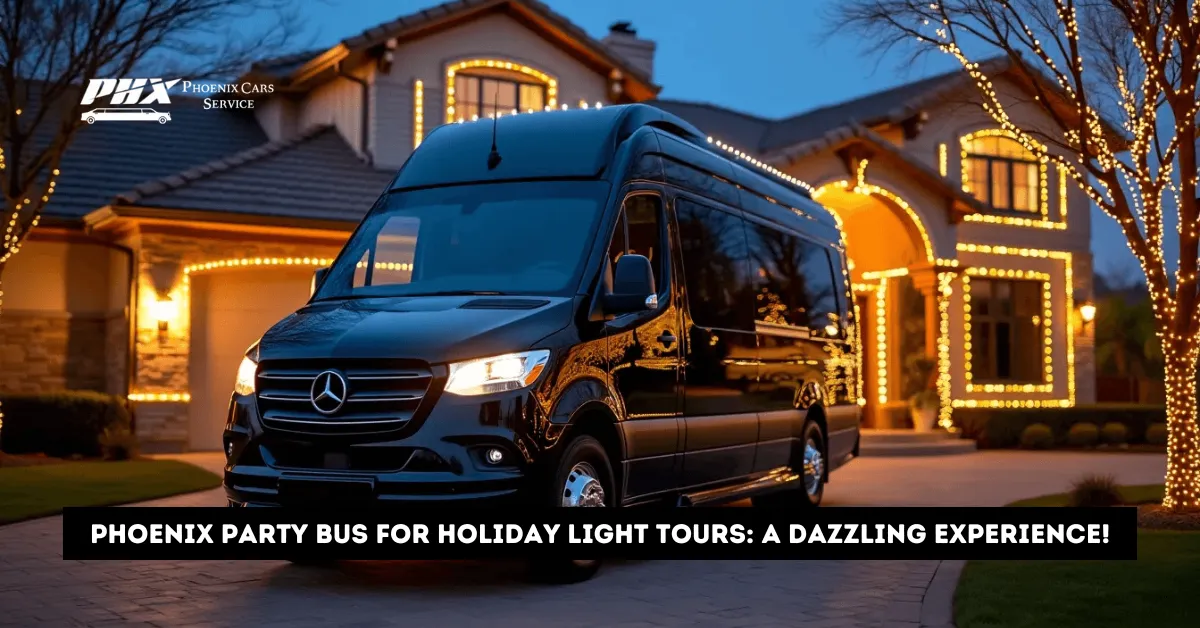 party bus Phoenix is an ideal method to take a trip through the lights of Phoenix with family and friends.